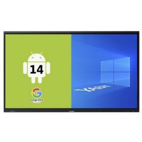 MONITOR SUPERTOUCH AI TOUCH YASHI 75 LY7523 LCD 4K TYPE-C 8GB RAM 128GB STORAGE +48MP CAM ANDROID 14 EDLA staffa a muro inclusa