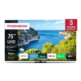 TV THOMSON LED 75 75UG5C14 SMART GOOGLE TV HOTEL MODE DVB-T2/S2 UHD CI+ 3XHDMI 2XUSB - CENTRAL STAND - TELEC. RETRO ILLUM VESA